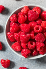 Organic Raw Red Raspberries