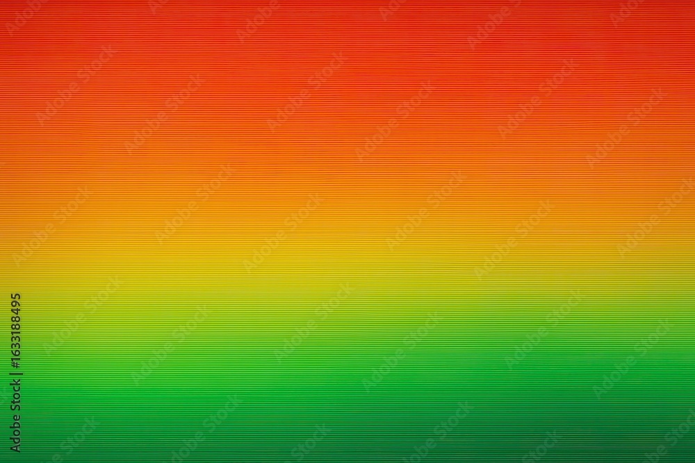 Poster gradient background with horizontal lines in orange yellow and green