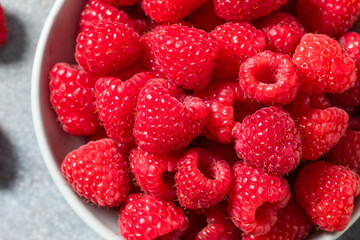 Organic Raw Red Raspberries