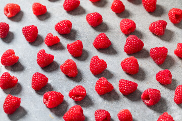 Organic Raw Red Raspberries