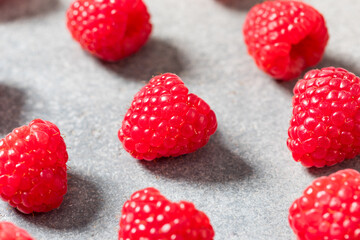 Organic Raw Red Raspberries