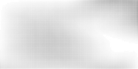 Grunge dotted halftone gradient texture. Vanishing polka dot abstract modern