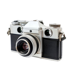 Vintage silver and black camera (9)