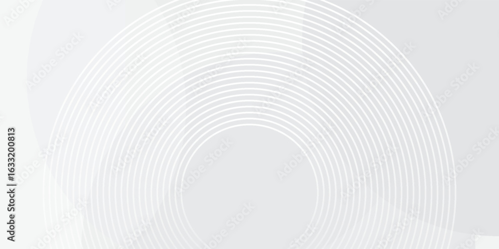 Poster abstract white geometric abstract background overlap layer on bright space with lines effect decorat