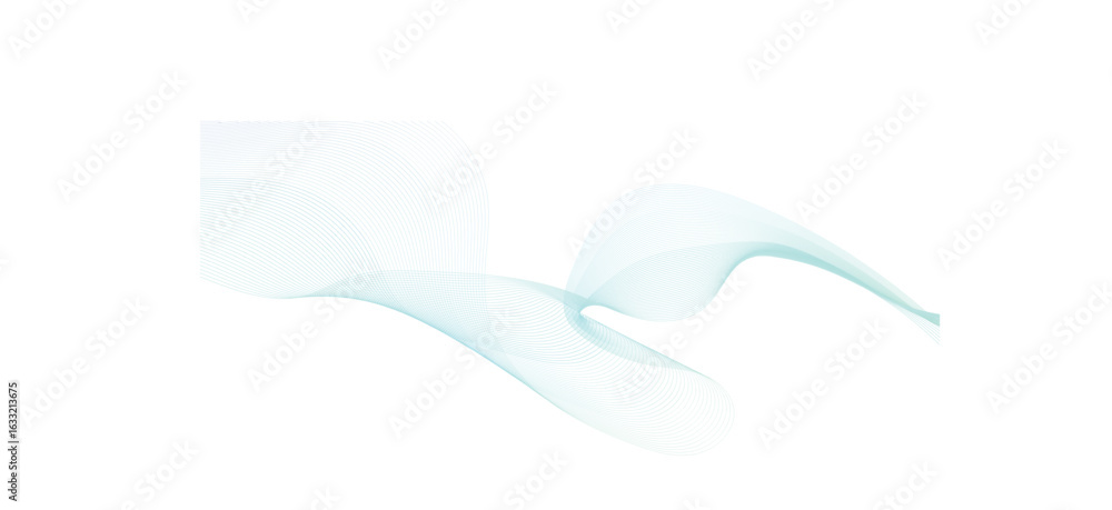 Poster abstract wave element for design. digital frequency track equalizer. stylized line art background. c
