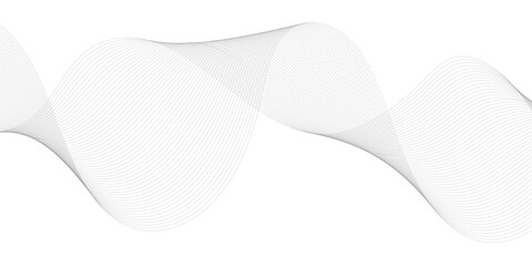 Abstract wavy stripes on a white background isolated. Wave line art, Curved smooth design. Vector illustration EPS 10.