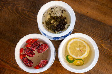 Experience traditional herbal tea varieties from DuJiangYan in S