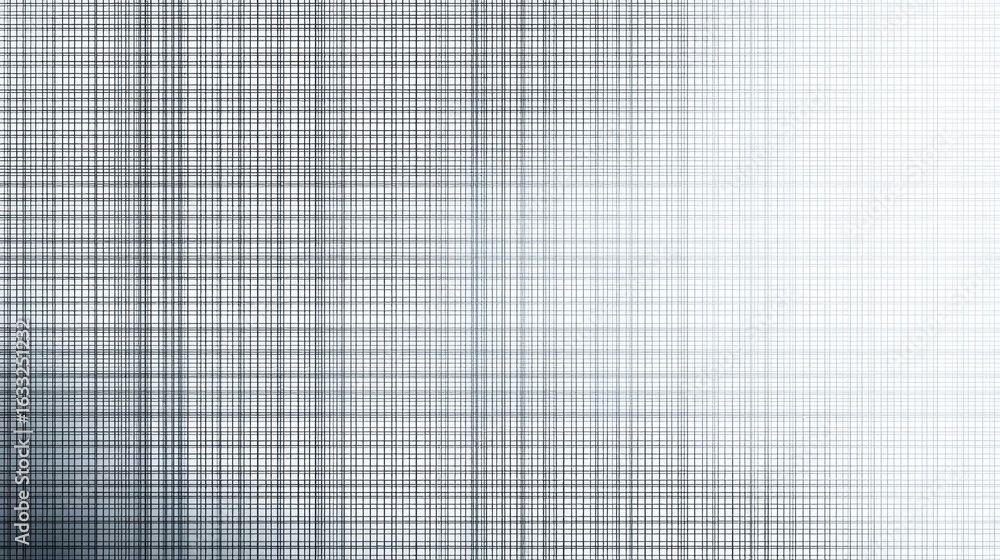 Poster technical mesh pattern with precise strips and border lines