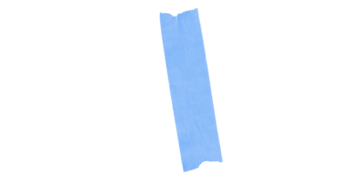 A light blue rectangle shape is positioned diagonally on a black background in a simple composition