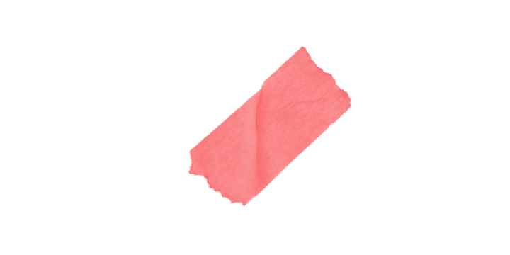 A simple image of a red rectangle shape with pixelated edges on a black plain background isolated shot - Powered by Adobe