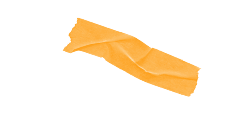 A rectangular orange shape diagonally placed on a black background with blurred edges and pixelation