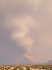 Desert's edge: witnessing distant wildfire plumes. Asthma awareness. Preparing for poor air quality in michigan due to canadian wildfires. Public health alert. Pollution levels.