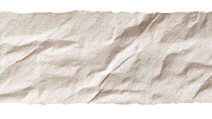 Delicate Creased Paper Strip with Textured Border for Crafting