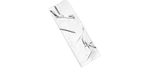 Aerial view of a dark gray landmass with river features surrounded by a black background in low resolution