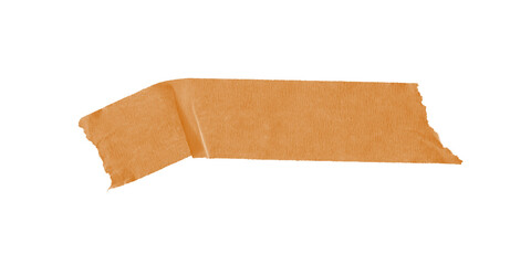 A simple image showing an irregular orange shape against a stark black background for graphic...