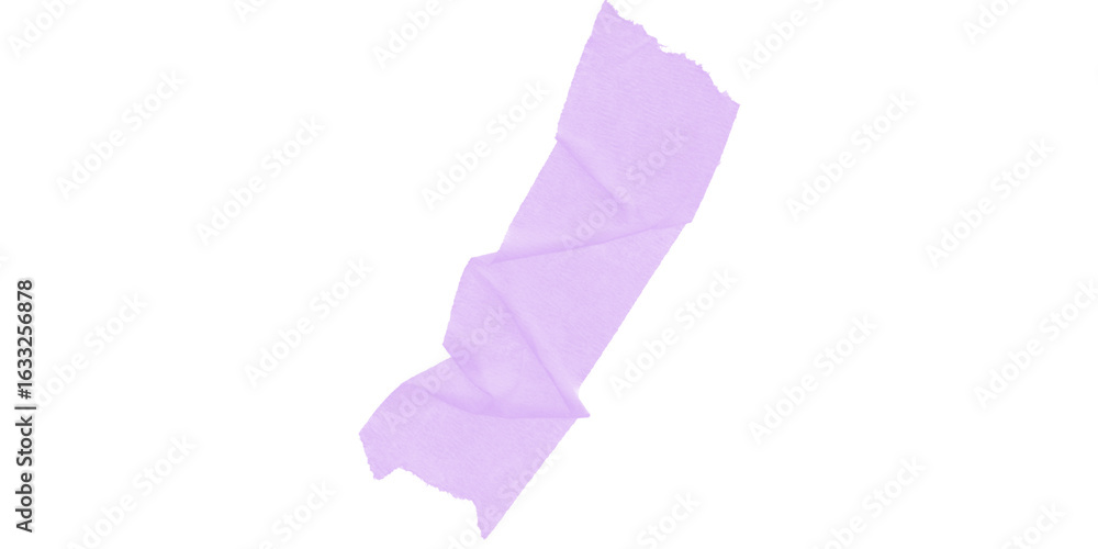 Aufkleber a light purple irregular shape with pixelated edges on a black background in a simple graphic style
