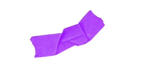 A purple shape on a black background that is abstract and looks like a river or a land mass outline