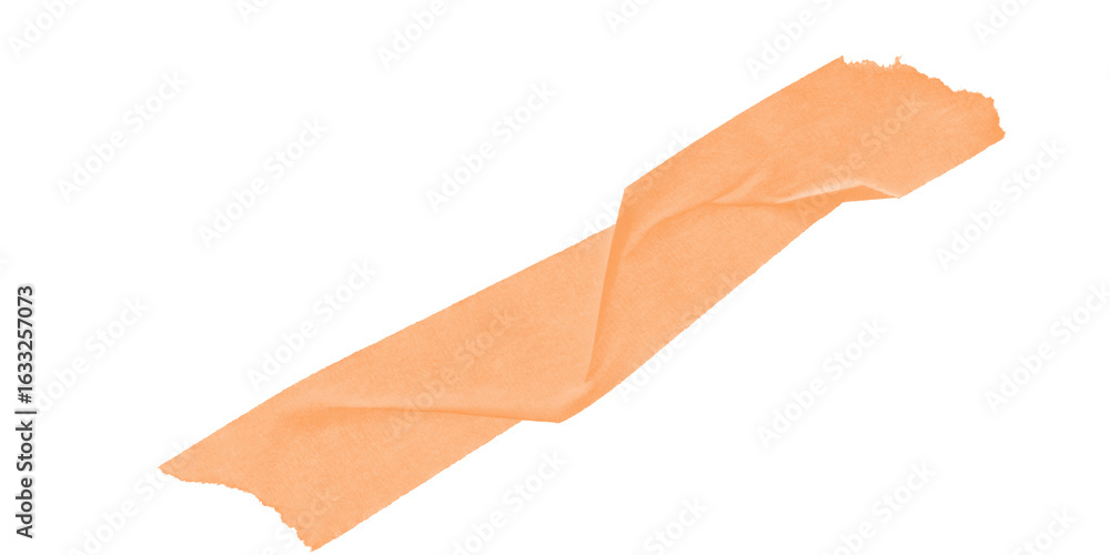 Poster a simple illustration of an orange rectangular shape isolated on a black background with pixelated e