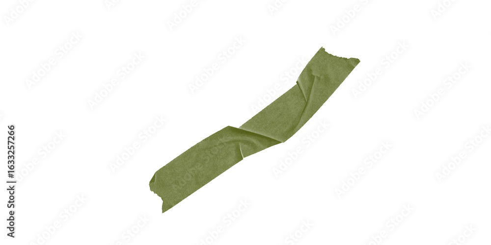 Poster an olive green shape on a black background that is slightly curved and angled to the right side