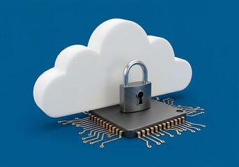 安全なクラウドコンピューティング、データ保護、マイクロチップ