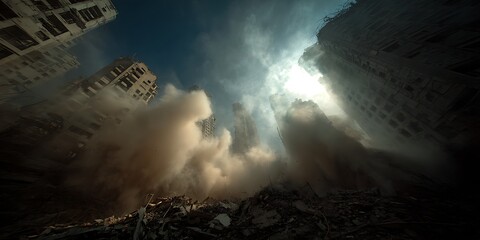 Demolition of Buildings, Dust and Debris