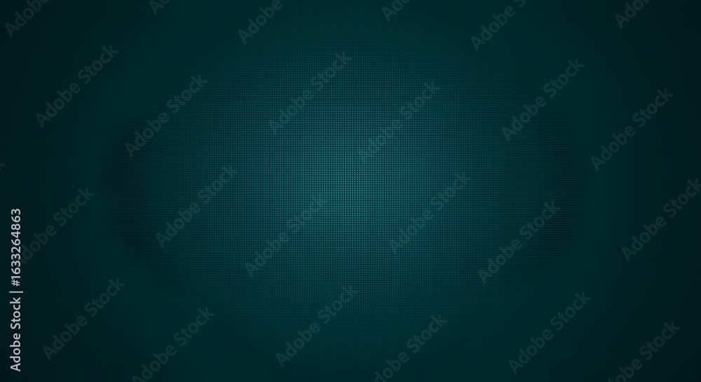 Poster Dark Teal Grid Pattern Background with Subtle Gradient and Small Squares