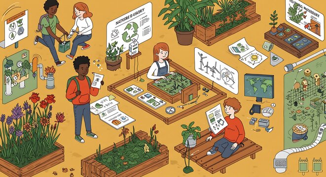 環境教育 子供たちと植物 ワークショップ