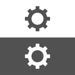 Setting icon clip art vector illustration on background