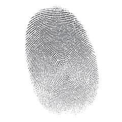 White fingerprint pattern on black background image, Isolated On Png Transparent Background