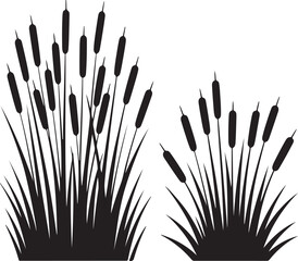 Cattail Plant Silhouette Vector

Marsh and Wetland Cattail Clipart

Nature Pond Plant Cattail Design

Aquatic Plant Reed & Cattail Vector Art

Cattail Grass Silhouette Illustration

