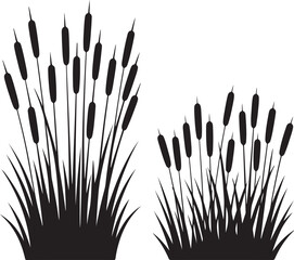 Cattail Plant Silhouette Vector

Marsh and Wetland Cattail Clipart

Nature Pond Plant Cattail Design

Aquatic Plant Reed & Cattail Vector Art

Cattail Grass Silhouette Illustration

