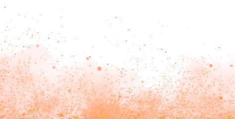 Smoldering Ember Spark Particles Isolated on Transparent Background PNG
