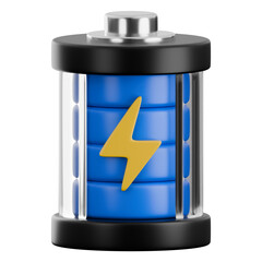 Electric Car 3D Icon Charging Battery Solar Panel EV Repair Smart Features Vehicle Power Automotive Transportation Technology