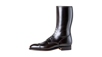 Classic dark brown leather lace-up boot representing heritage footwear trends