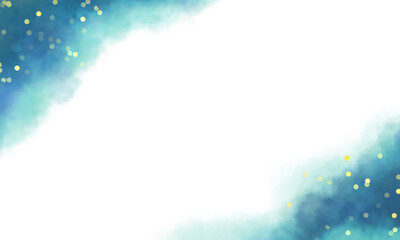 Magical dark blue smoke effect glittering  stars with glowing particles vapor and brilliant stardust,brush stroke,decorative border 