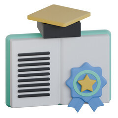 Masterclass badge 3D Icon colorful design