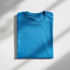 Cool and comfortable blue plain t-shirt, perfect for daily wear, casual outfits, and relaxed style.