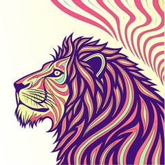 lion head tattoo