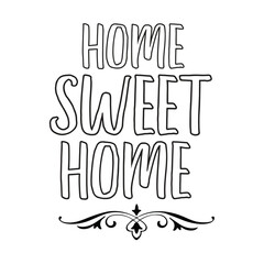 Obraz premium home sweet home