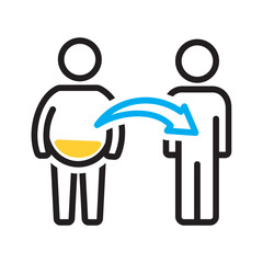 Vector multi color icon for Drastically