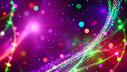 Black dark blue green emerald petrol teal lime yellow white abstract background. Color gradient ombre blend. Line stripe. Bright light flash glow glitter neon metallic. Noise grain mesh. Christmas