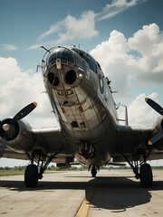 vintage bomber b-17