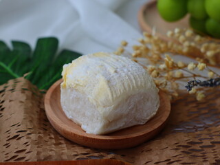 Buttered bread — soft, warm bread slices generously spread with creamy butter, perfect for breakfast or a simple snack.