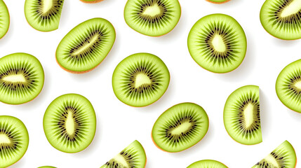 Fototapeta premium Kiwi Mini Repeating Pattern