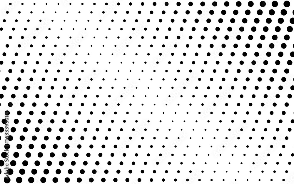Aufkleber big bold halftone dots pattern. high contrast halftone background with large bold dots in black and 