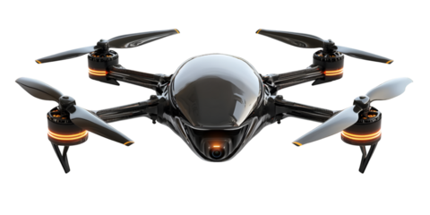 City Traffic Drone View Transparent Background