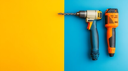 Power up your projects with this cordless drill and battery, perfect for any DIY enthusiast looking for reliable construction tools