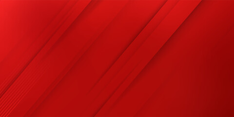 Obraz premium Banner background. Colorful bright red gradient, slashes, Memphis,
