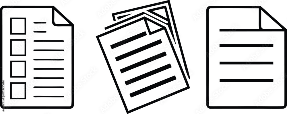 Aufkleber paperwork documents and forms essential for office administration and data management tasks with che