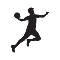 silhouette volley ball icon illustration